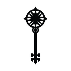 Obraz premium ancient key symbol background
