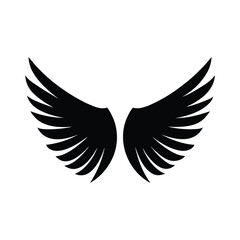 angel wings background icon