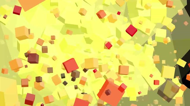 Triangular Pattern Vector Texture with Dark Green and Yellow Gradient, Stylish Mobile Wallpaper Design