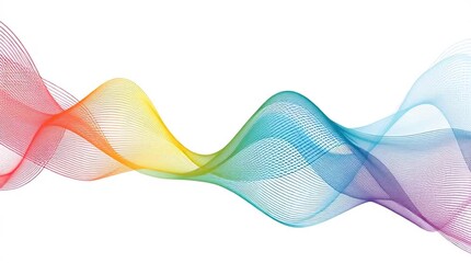 A colorful, abstract wave design that brings a sense of motion and fluidity, ideal for creative projects and artistic designs.