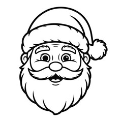 santa claus head face