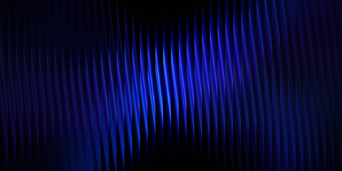 Abstract blue light streaks on a dark background