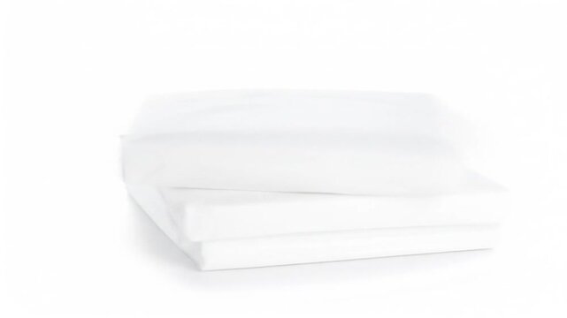 Stack of white paper towels