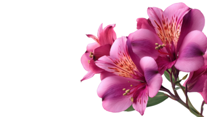Close-up of pink alstroemeria flowers