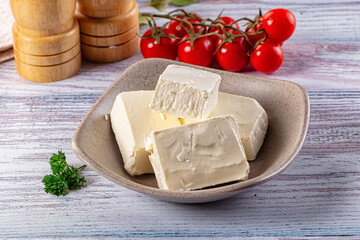 Greek traditional Feta soft cheese