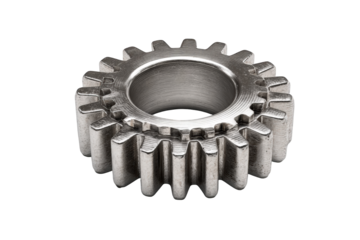 Close-up of a metallic gear (15)