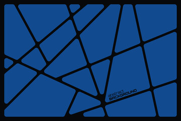 Abstract blue geometric black lines Polyhedron background seamless  rounded drawing vector illustration design for business network wallpaper connection concept EPS 10