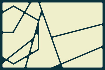 Abstract geometric green lines Polyhedron background seamless  rounded drawing vector illustration design for business network wallpaper connection concept EPS 10