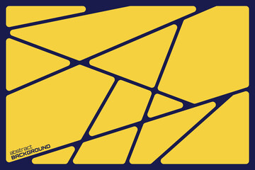 Abstract yellow geometric black lines Polyhedron background seamless  rounded drawing vector illustration design for business network wallpaper connection concept EPS 10