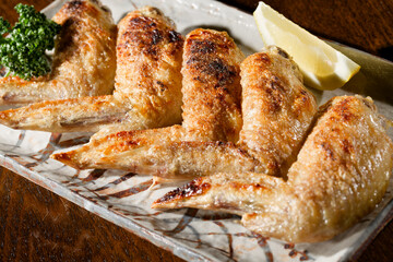 鶏手羽先の塩焼き