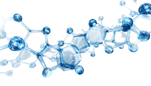 Abstract representation of molecules (1) - Powered by Adobe