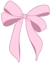 pink ribbon bow