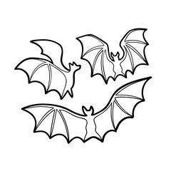 Vector Halloween bats