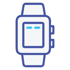 Smartwatch Illustration: A modern smartwatch is meticulously depicted, its sleek design and vibrant display hinting at its technological sophistication and functionality.