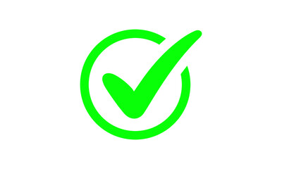 green checkmark icon on transparent background png