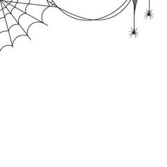 Obraz premium Hanging Spider Icon