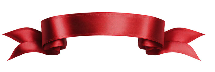 Red ribbon graphic design