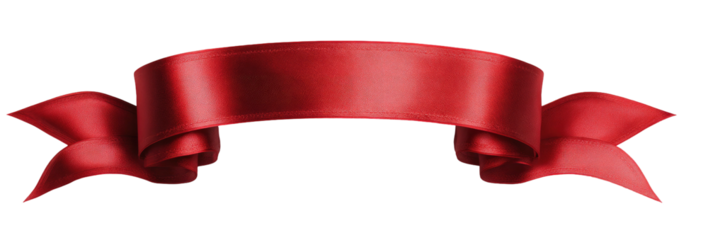 Red ribbon graphic design
