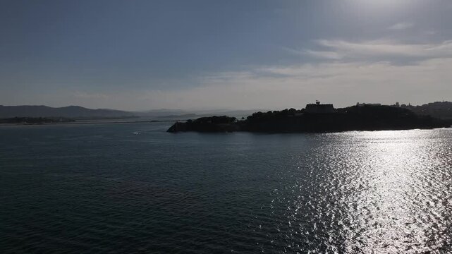 Faro de la Cerda en la Magdalena, Santander, Cantabria