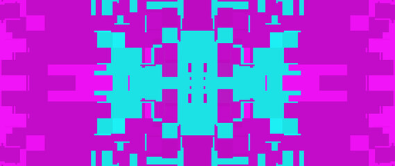 Abstract kaleidoscope symmetrical digital artwork, forming a kaleidoscopic geometric tunnel with pixelated depth and futuristic vibes