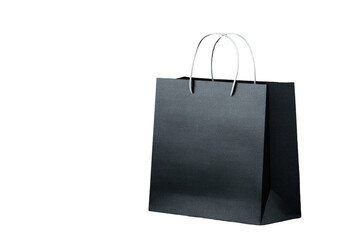 Black shopping bag, simple design