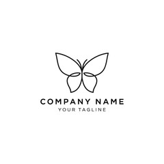 butterfly logo design
