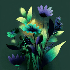 Wildflower - A untamed bloom in vibrant variety -# Create
