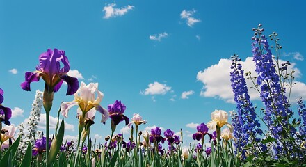 Colorful flowers blooming outdoors