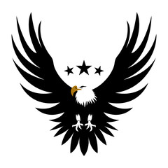 Eagle Silhouette Vektor and Illustration 