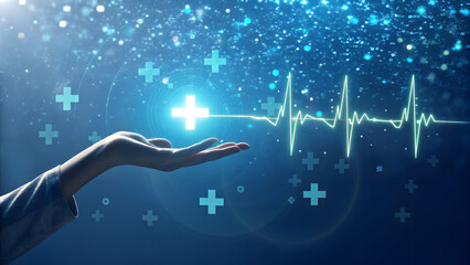 Digital medicine interface with heartbeat