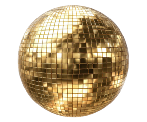 Golden disco ball (4)