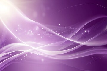 Elegant Purple Abstract Background Serene Waves of Light and Sparkle Soft Glowing Texture Dreamy Design