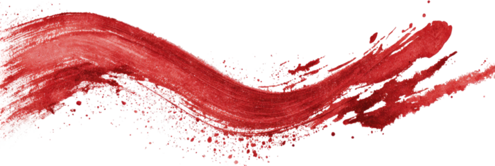 Abstract red paint splash