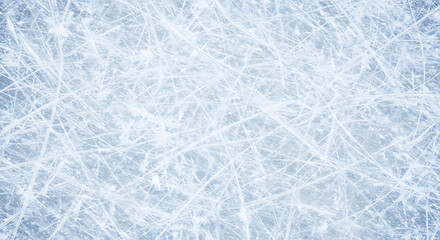Fototapeta premium Close-up of intricate horizontal ice texture with subtle color variations