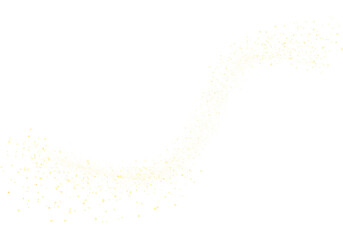 PNG Gold Sparkle Trail With Glowing Particles And Dreamy Light Flow