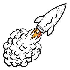 Minimalist shows a black drum with flames bursting behind it on white