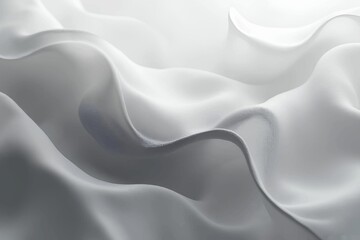 Obraz premium Abstract Minimalist Background - Light Grey, Smooth Waves and Subtle Textures Pattern