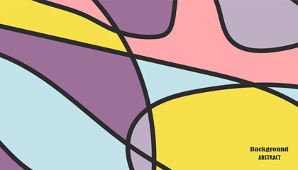 Art & Illustration Modern abstract art background design with irregular shapes Template for celebration, advertising, branding, banner, cover, label, poster and sales.