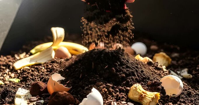 Creating Nutrient-Rich Compost from Kitchen Waste: A Sustainable Recycling Practice that Feeds the