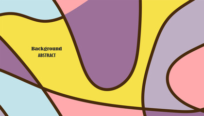 Art & Illustration Modern abstract art background design with irregular shapes Template for celebration, advertising, branding, banner, cover, label, poster and sales.