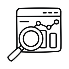 Performance Analysis Doodle icon EPS 10 File