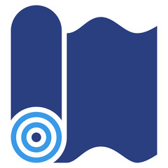 Fabric Roll  Icon Element For Design