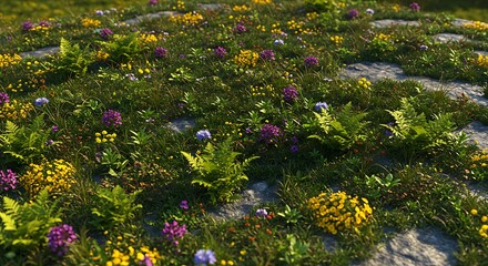 Colorful meadow flowers
