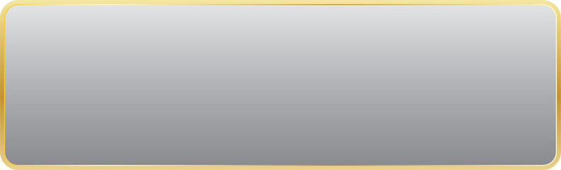 Golden Bordered Gray Rectangle Graphic