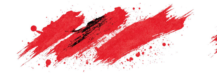 Abstract red splatter on black background