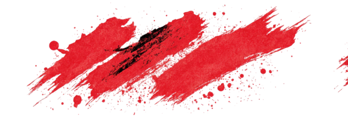Abstract red splatter on black background