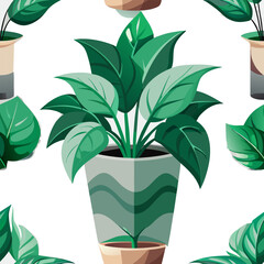 Would you like the prompt to focus on generating a photorealistic indoor plant in a modern pot for use in product design, interior decor scenes, or as a standalone PNG asset with transparent backgroun
