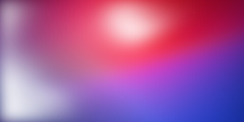 Abstract background in shades of blue, purple, gradient colors, smooth transitions, and a blurred noise grain texture.