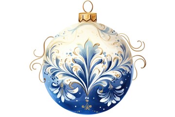 christmas ornament on white background