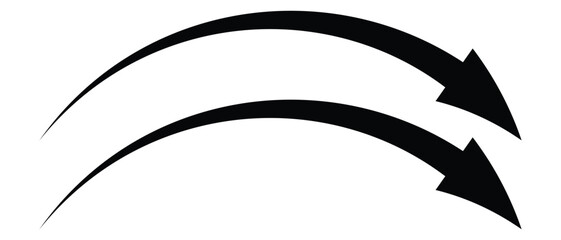 arrow icon, long arrow icon, wave curved ling arrow con, up and down arrow icon.